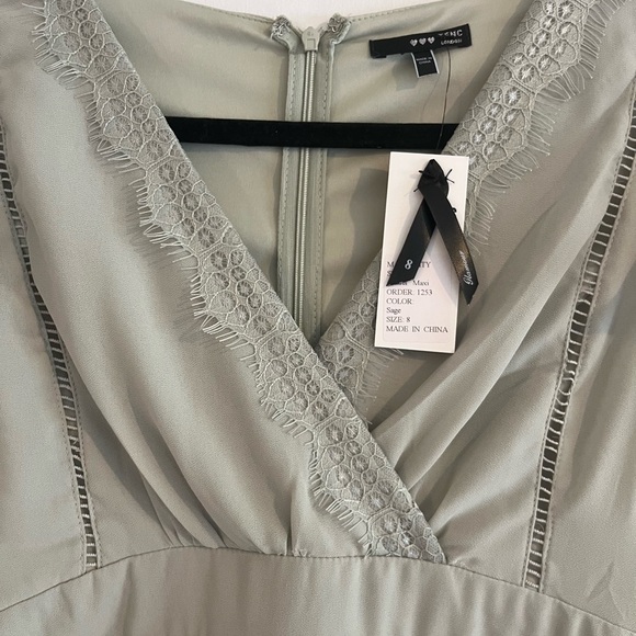 Sage Maternity Bridesmaid dress - Picture 3 of 3